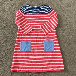 Mini Biden striped 3/4 sleeve dress